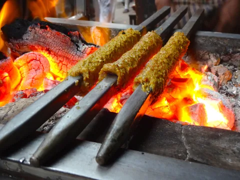 Lamb Seekh Kebab – Serviervorschlag